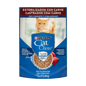 cat chow esterilizado carne