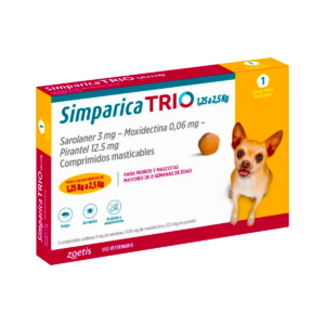 simparica trio 1.25 a 2.5 kg 1