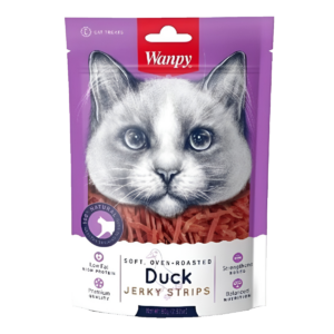 wanpy jerky strips duck
